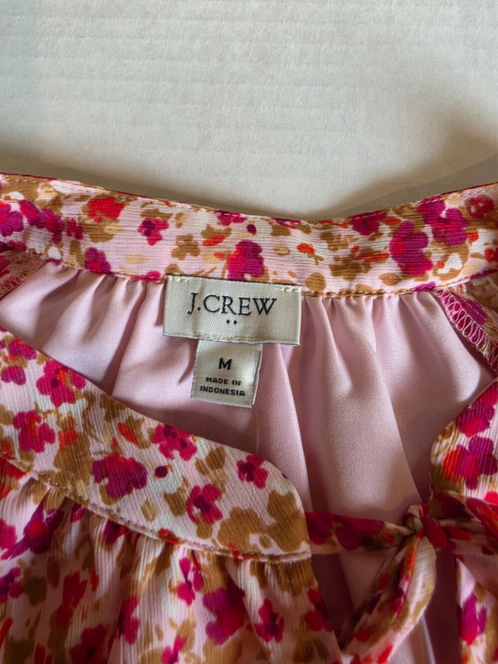 J Crew Factory Raglan Crinkle Mini Dress Size Med - Picture 12 of 12